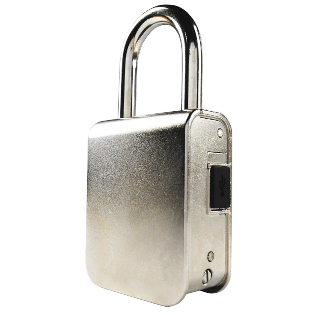 Durable Intelligent Fingerprint Recognition Lock No-Key Zinc Alloy Padlock