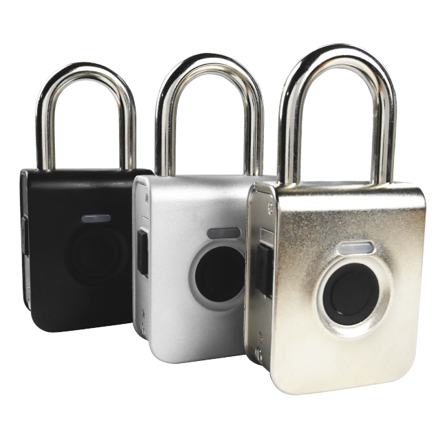 Durable Intelligent Fingerprint Recognition Lock No-Key Zinc Alloy Padlock