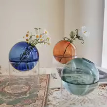Mini Round Flower Vase Hydroponic Container