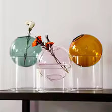 Mini Round Flower Vase Hydroponic Container