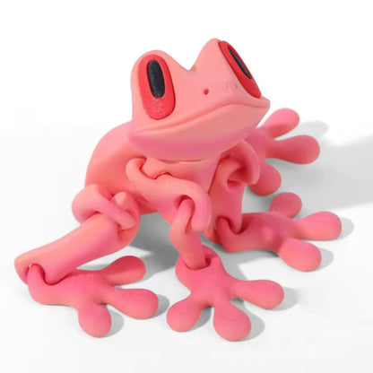 3D Printing Simulation Tree Frog Joint Movable Frog