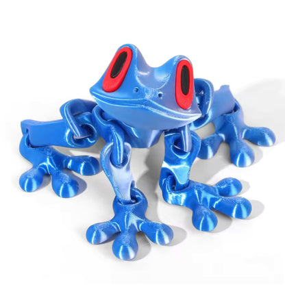 3D Printing Simulation Tree Frog Joint Movable Frog