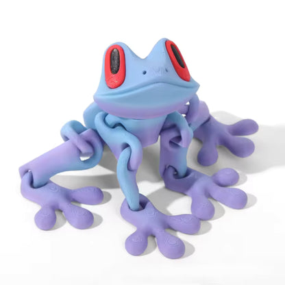 3D Printing Simulation Tree Frog Joint Movable Frog