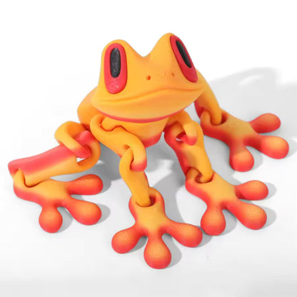 3D Printing Simulation Tree Frog Joint Movable Frog