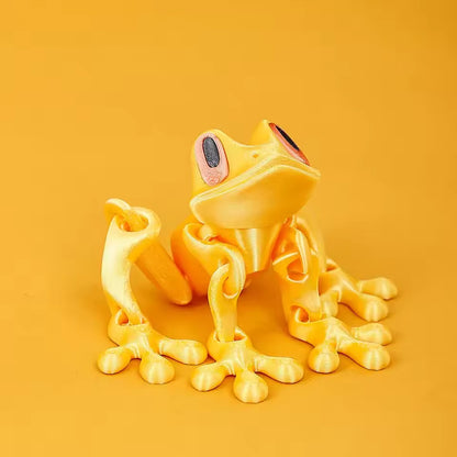3D Printing Simulation Tree Frog Joint Movable Frog